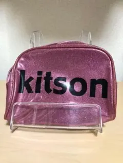 ☆KITSON☆キットソン ポーチ 小物入れ 化粧ポーチ ピンクラメ系のサムネイル
