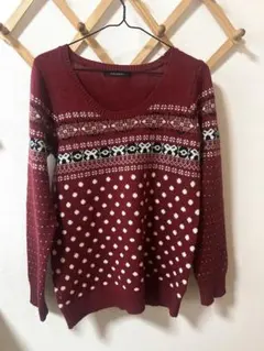 PAGEBOY ページボーイ　アーガイル柄　森ガール　水玉　ニット