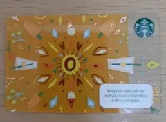 スタバカード　海外限定　フランス　PIN未削り　１