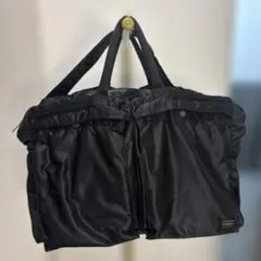 PORTER ポーター タンカーシリー ミニボストンバッグ 黒 オレンジ 廃盤