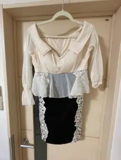 dazzy オフショルダー ペプラムドレス 新品