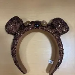 クマ耳スパンコールカチューシャ