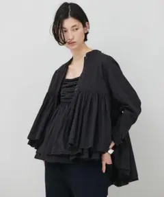 Curensology レイヤードギャザーブラウス美品のサムネイル
