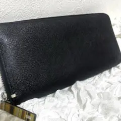 【人気】ポールスミス 長財布 マルチストライプ ラウンドジップ サファイアーノ