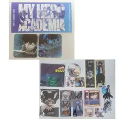 ヒロアカ　荼毘　原画展　コースター　ステッカー　アニカフェ　ポスカ　ロンステ