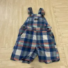 OshKosh チェック柄オーバーオール 95cm未満