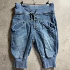 キャピタル KAPITAL デニム サルエルヌーベルショートパンツ　インディゴのサムネイル