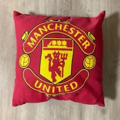 【値下】マンチェスター・ユナイテッド クッション サッカーファン必携 インテリア