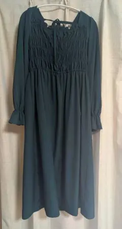 LUDIC PARK ワンピース 長袖 緑 ルディックパーク