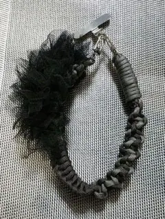 ハンドメイド　携帯ストラップ　ハンドストラップ　アクセサリー　パラコード　リボン