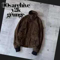 00s archive coating military jacket y2k