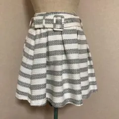 【JILLbyJILLSTUART】ジルバイジルスチュアート ボーダー スカート
