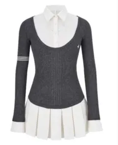 Rilly emulie CollarBijouKnitMIniOnepiece - メルカリ