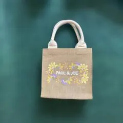 PAUL & JOE トートバッグ ジュート素材 花柄（小さい）のサムネイル