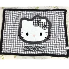 ハローキティ 千鳥格子柄 ブランケット