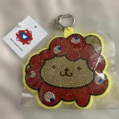 関西万博 ミャクミャク サンリオ ポムポムプリン キラキラレザーキーホルダー
