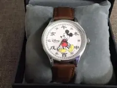 レア　アンティークDISNEYミッキーマウス十二支の腕時計　ケース付
