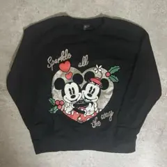 00's DISNEY Christmas ラメスウェット George