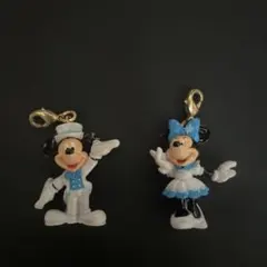 ミッキーマウス　ミニーマウス　チャーム