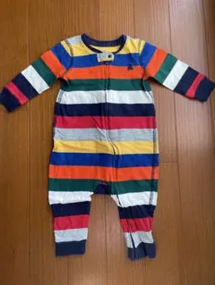 Gap カラフルストライプロンパース