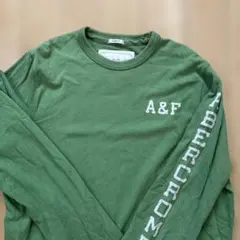 Abercrombie & Fitch グリーン長袖カットソー