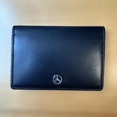 【未使用】Mercedes-Benz レザーカードケース 名刺入れ ブラックのサムネイル