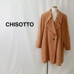 CHISOTTO チソット ウール コクーンコート オレンジ レディース