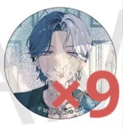 プロセカ グリッター缶バッジ 10A 4周年 青柳冬弥✖️9