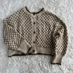 ローリーズファーム　２ＷＡＹ柄ショートニット　プルオーバーカーディガン　F