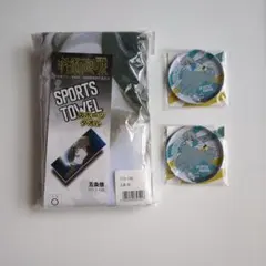 呪術廻戦 五条悟 スポーツタオル 缶コースターセット