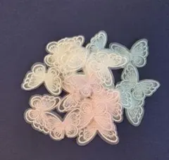 蝶　チョウ　2枚羽　20個　入園入学準備