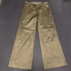90s 00s ラルフローレン ヴィンテージ アーカイブ ワイドパンツ 光沢 9