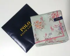 新品 Polo Ralph Lauren 花柄　ハンカチ ポロラルフローレン