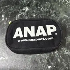 ANAP メイクポーチ ポーチ ブラック