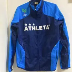 聖和学園　アスレタ　青ジャージ　L 人気‼️ ATHLETA 聖和学園 サッカー ジャージ ネイビー L - メルカリ