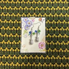 NO.17 ハンドメイド　ピアス　mrs