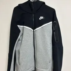 Nike フルジップパーカー XS 黒/グレー