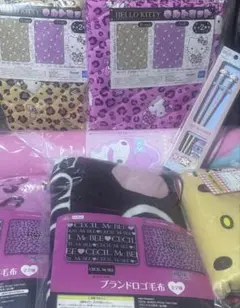 ハローキティマイメロディ CECILMcBEE ROSEFANFAN 7点セット