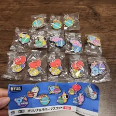 くら寿司 ビッくらポン BT21オリジナルラバーマスコット13個セット+‪α‬