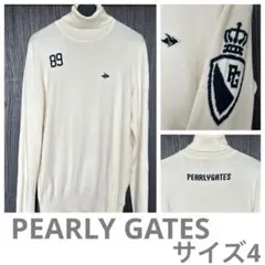 PEARLY GATES パーリーゲイツ タートルネック ニット セーターのサムネイル