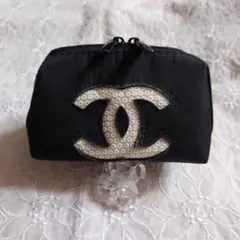 VDセール)新品CHANEL正規ノベルティ　ミニポーチ　スパンコール　希少レア