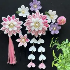 舞妓さんみたい！ 七五三 つまみかんざし つまみ細工 髪飾り 楽天市場】舞妓さん つまみ細工の通販