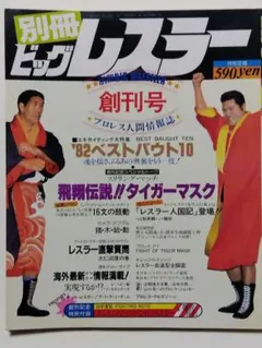 レスラー名鑑 Best fighters ビッグレスラー 新年創刊号付録 Yahoo!オークション - 【付録のみ】レスラー名鑑 (ビッグ