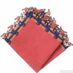 新品 近沢レース どすこい日本 タオル ハンカチ レッド - メルカリ
