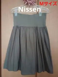 【Nissen】フレアスカート ♡レディースMサイズ☆ブラウンカーキグレージュ色のサムネイル