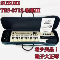 希少動作美品！ SUZUKI スズキ TES-371S 和楽III 電子大正琴のサムネイル