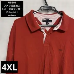 US-501 アメリカ直輸入　トミーヒルフィガー　ボロシャツ