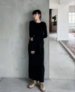 【新品】feepurフェピュールカットリブロングワンピース　2T 新品タグ完売品