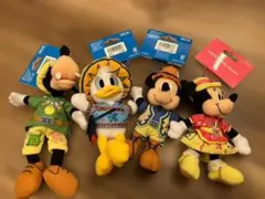 東京ディズニーシー ぬいぐるみストラップ 4点セット