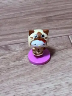 ハローキティコラボレーション チョコエッグ モンスターハンター アイルー 平成風